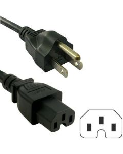 HQRP 10ft AC Power Cord Compatible with Motorola MTR2000 UHF 100-watt Repeater Station Mains Cable